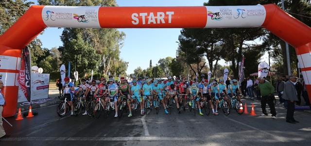 '1. Uluslararası Kuzey Kıbrıs Bisiklet Turu” başladı