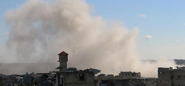 Rus Savaş Uçakları İdlib'i Vurdu