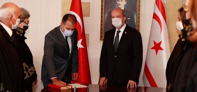Yüksek Mahkeme Yargıçlığına atanan Usar, Cumhurbaşkanı Tatar huzurunda yemin etti