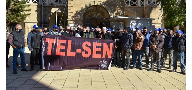 Tel-Sen mahkemeler önünde basın açıklaması yaptı: 'Evimizden çıkmayacağız”