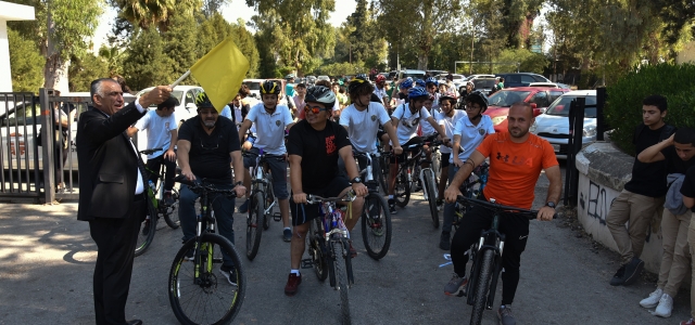 'Atam, Işığınla Geleceğe Sürüyoruz” bölgesel bisiklet sürüşü etkinliği yapılıyor