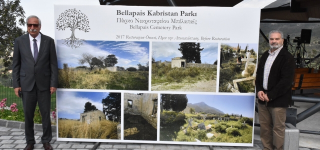 Bellapais Kabristan Parkı açıldı