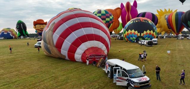 ABD'nin en büyük sıcak hava balonu festivali New Jersey'de başladı